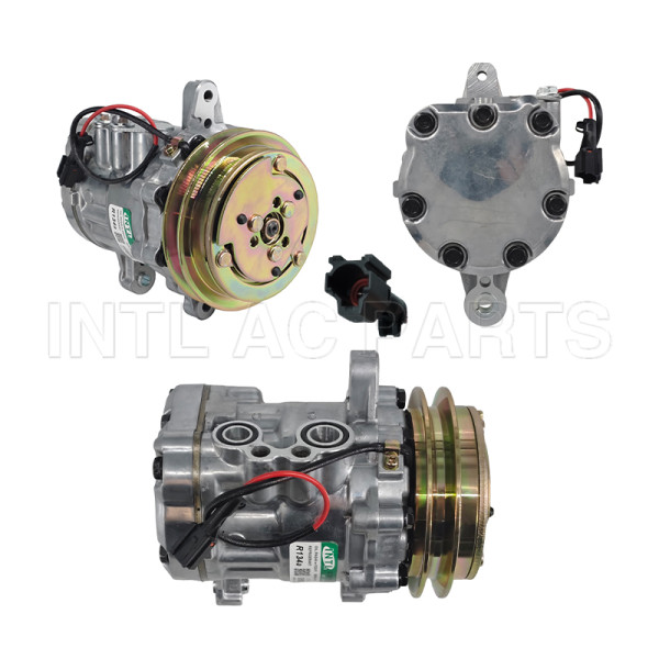 SD 7B10 Ac compressor  MINI EXCAVATOR YANMAR SANDEN 7189 1A 115MM 12V