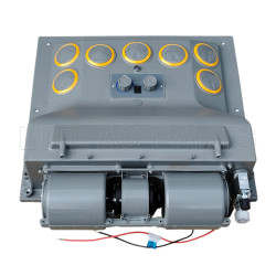 Sleep Aie Conditioner Evaporator Unit 32 pass 4 way all Aluminum coil small ceiling 495*570*150mm 12V