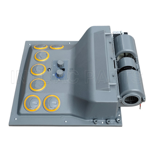 Sleep Aie Conditioner Evaporator Unit 32 pass 4 way all Aluminum coil small ceiling 495*570*150mm 12V