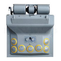 Sleep Aie Conditioner Evaporator Unit 32 pass 4 way all Aluminum coil small ceiling 495*570*150mm 12V