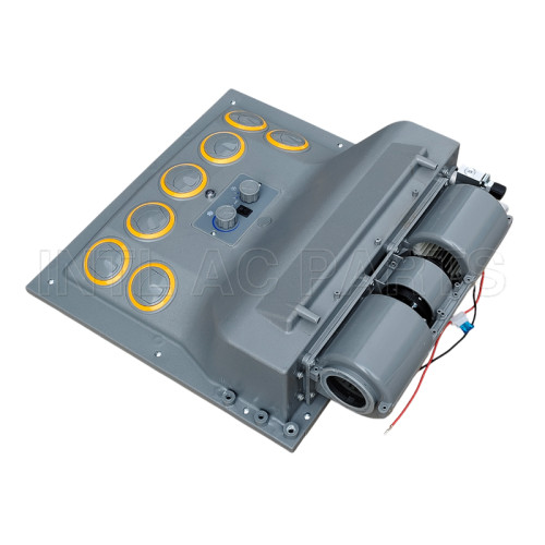 Sleep Aie Conditioner Evaporator Unit 32 pass 4 way all Aluminum coil small ceiling 495*570*150mm 12V