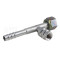 Car air conditioning hose barb fitting hose connector with #6 Straight O-RING  Al joint with R134a high & low pressure valve