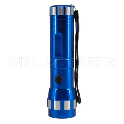 FLUORESCENT SCANNING Compact flashlight with dichrolic filter produces bright UV Blue light