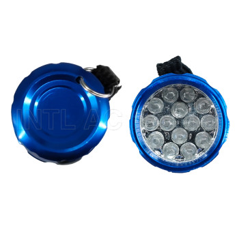 FLUORESCENT SCANNING Compact flashlight with dichrolic filter produces bright UV Blue light