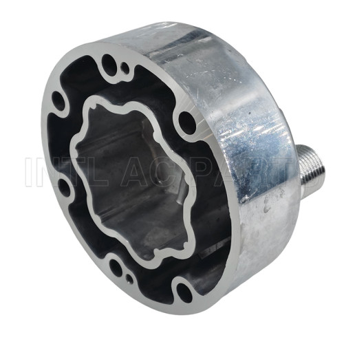 Sanden KD SD709 SD7H15 Horizontal 8 and 10 O-Ring Long Rear Head Compressor Back Cap