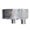 Sanden KD SD709 SD7H15 Horizontal 8 and 10 O-Ring Long Rear Head Compressor Back Cap