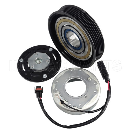 6SAS14C Auto Ac Compressor clutch kit clutch assembly for AUDI Q7 A6 2017 3.0L 6PK 12V