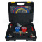 RC.500.298 1.8M  AUTO AIR CONDITIONER MANIFOLD GAUGE SET R134a 134a R12 R22 R404A