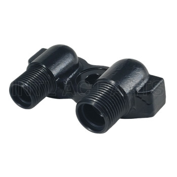 Universal A/C compressor Fitting Adapter Vertical Flex 7 fitting Port/Tube manifold fitting 3/4