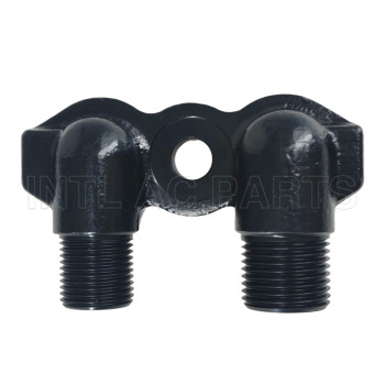 Universal A/C compressor Fitting Adapter Vertical Flex 7 fitting Port/Tube manifold fitting 3/4