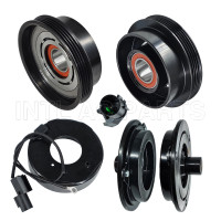 4pk 12v 122-126mm Auto Car AC Compressor Clutch pulley kit Kia Spectra Hyundai Tucson