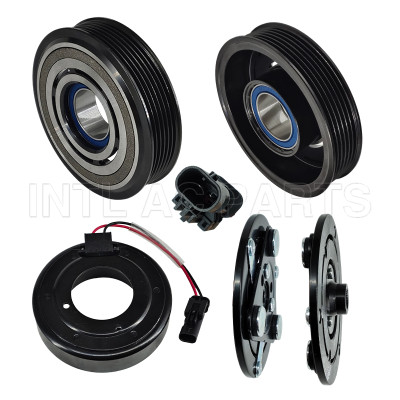 7V16 12V 6PK 120-124mm 35*52*20mm Auto air ac compressor magnetic clutch assembly OPEL INSIGNIA