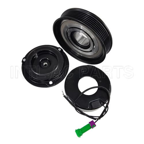 12V 6PK 120-124mm auto a/c AC Compressor clutch pulley 7SBU16C VW Passat 1995-2005