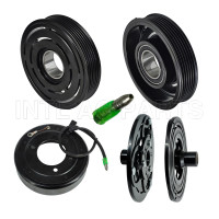 380020 KTT040129 AC COMPRESSOR clutch FOR DKS17D compressor 2003 2004 2005 2006 2007 2008 2009 Volvo C70 DKS17D 12V 6PK 119-123mm