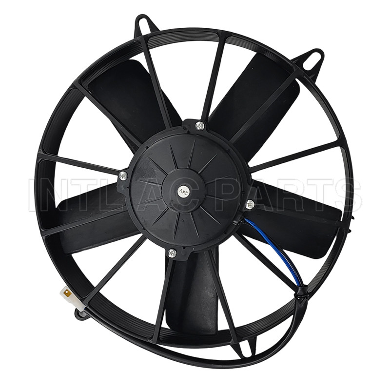 305MM 24V 160W 5 straight blade PUSH Auto Radiator Electric Cooling Fan ...