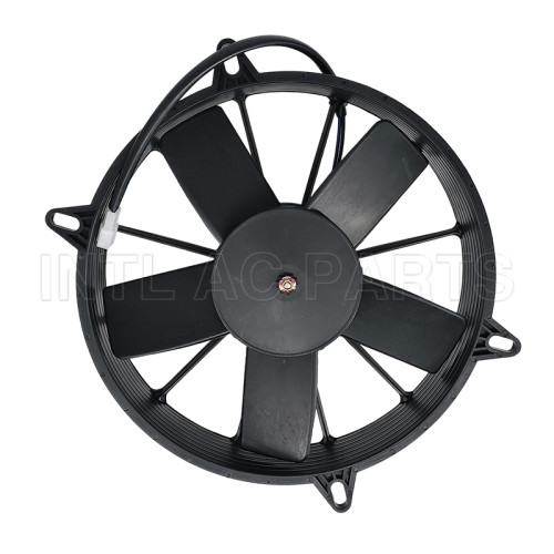 305MM 24V 160W 5 straight blade PUSH Auto Radiator Electric Cooling Fan micirobus
