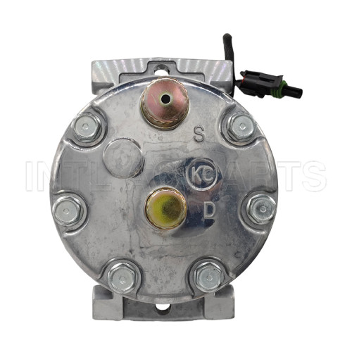 CO 4702C 55037359AB 7H15 L-BODY 6PK 125MM 12V AC COMPRESSOR AFTERMARKET REPLACES OEM55037359 JEEP CHEROKEE 2.5L/4.0L SD7H15 STYLE