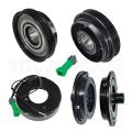 7SBU16C 12V 4PK 120-125MM Auto Ac Compressor clutch kit assembly for VW Passat 1.8L 2.0L