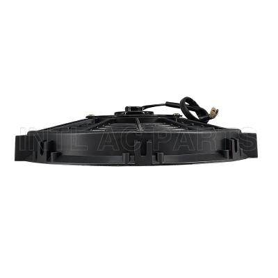 Auto Ac Cooling fan 10 inch 12V 80W squre frame with 10 straight blade