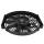 Auto Ac Cooling fan 10 inch 12V 80W squre frame with 10 straight blade
