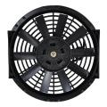 Auto Ac Cooling fan 10 inch 12V 80W squre frame with 10 straight blade