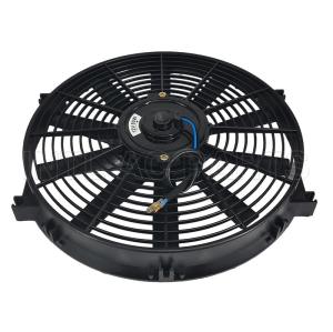 INTL-CF018 Car Ac Cooling Fan 14 inch 12V 80W squre frame with 10 straight blade