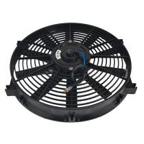 INTL-CF018 Car Ac Cooling Fan 14 inch 12V 80W squre frame with 10 straight blade