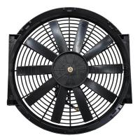INTL-CF018 Car Ac Cooling Fan 14 inch 12V 80W squre frame with 10 straight blade
