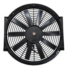 INTL-CF018 Car Ac Cooling Fan 14 inch 12V 80W squre frame with 10 straight blade
