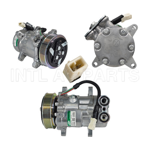 6453FR 6453JJ 6V12 6PK 123MM 12V A/C Compressor CITROEN XSARA Coupe (N0)(1998/01 - 2005/04) 98981 CNK218 F4-98981 14-1433 1433