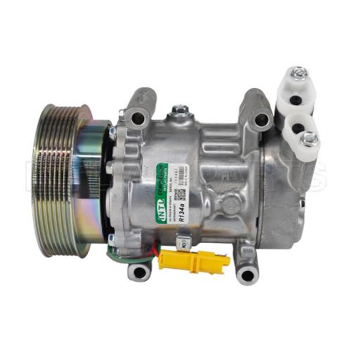 Compresseur De Climatisation 8200819568 SD6V121904 Sanden 1.2 Renault Clio3 S30