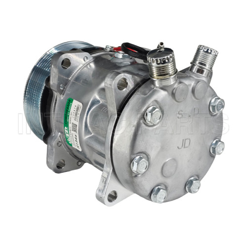 7306 130180 7H13 8 EAR 8PK 119MM 12V VOR#3/4X7/8 ac compressor SD7H13 Sanden 7H13 JE EM AM SANDEN 7306