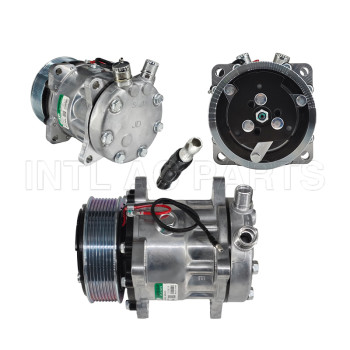 7306 130180 7H13 8 EAR 8PK 119MM 12V VOR#3/4X7/8 ac compressor SD7H13 Sanden 7H13 JE EM AM SANDEN 7306