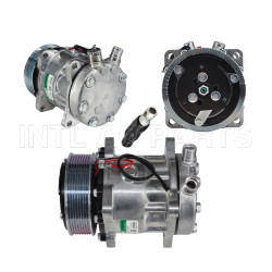 7306 130180 7H13 8 EAR 8PK 119MM 12V VOR#3/4X7/8 ac compressor SD7H13 Sanden 7H13 JE EM AM SANDEN 7306