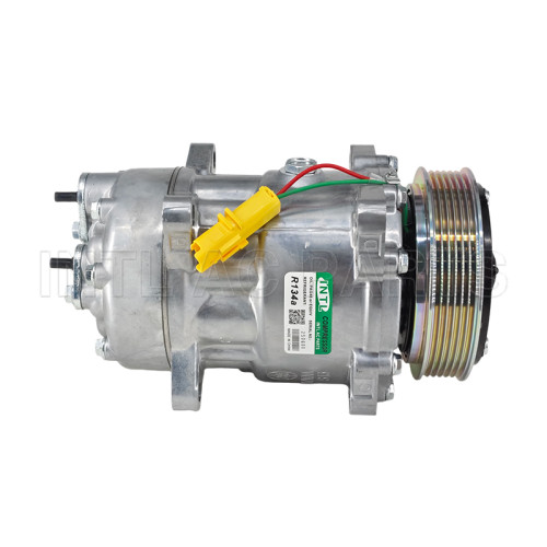 6453JQ 6453TE SD7V16 6PK 119MM Sanden 7V16 auto ac compressor CITROËN BERLINGO / BERLINGO FIRST Box Body/MPV 9800859180 TSP0155337 9659231580  9646416780