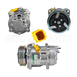 6453JQ 6453TE SD7V16 6PK 119MM Sanden 7V16 auto ac compressor CITROËN BERLINGO / BERLINGO FIRST Box Body/MPV 9800859180 TSP0155337 9659231580  9646416780