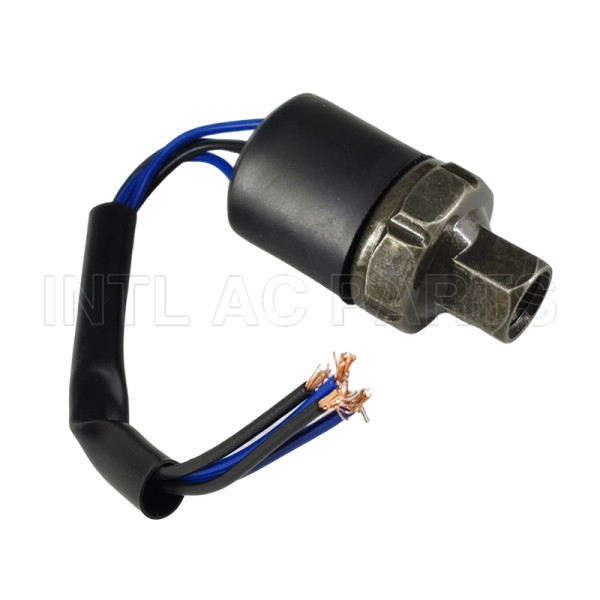 7/16" 20 UNF - 2B HP:22.7 BAR ON HP:28.5 BAR OFF MP:15.5 BAR ON MP:11.5 BAR OFF LP:2.6 BAR ON LP:2.5 BAR OFF Auto air conditioning A/C Pressure Switch pressure Sensor