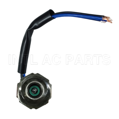 7/16" 20 UNF - 2B HP：22.7 BAR ON HP：28.5 BAR OFF MP：15.5 BAR ON MP：11.5 BAR OFF LP：2.6 BAR ON LP：2.5 BAR OFF Auto air conditioning A/C Pressure Switch pressure Sensor