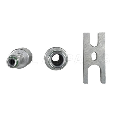 #6 #10 Straight R134a Hose Pipe with R12 Aluminum Jacket