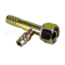 10 Straight O-RING car air conditioning hose barb fitting hose connector with R134a high & low pressure valve