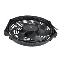 Cross Brand Electronic Fan 10 Inch 12V 80W Squre Frame with 8 Crooked Blade