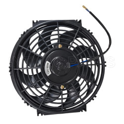 Cross Brand Electronic Fan 10 Inch 12V 80W Squre Frame with 8 Crooked Blade