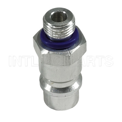 3/8-24UNF R134a Auto air conditioner Aluminum valve seat hose fittings
