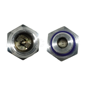 3/8-24UNF R134a Auto air conditioner Aluminum valve seat hose fittings