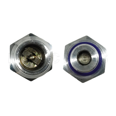 3/8-24UNF R134a Auto air conditioner Aluminum valve seat hose fittings