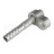INTL-HF2554 R134a #8/180° Aluminium Ac Hose Fitting