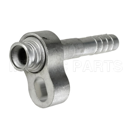 INTL-HF2554 R134a #8/180° Aluminium Ac Hose Fitting