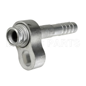 INTL-HF2554 R134a #8/180° Aluminium Ac Hose Fitting