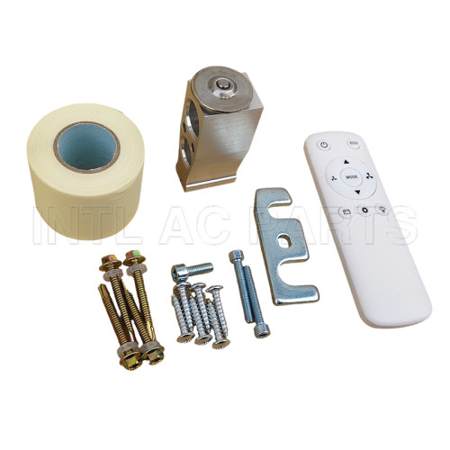 Horizontal engineering Red 12V Electric air conditioner Split type parking air conditioner assembly horizontal type (scroll compressor)