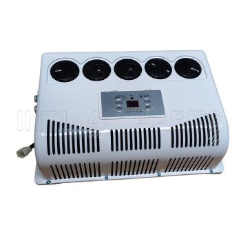 Horizontal engineering Red 12V Electric air conditioner Split type parking air conditioner assembly horizontal type (scroll compressor)